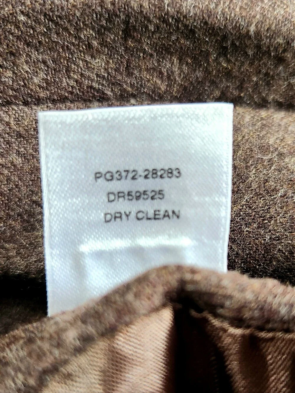 Vintage Pendleton Virgin Wool Knee Length Pencil Skirt Brown 8 USA Tweed Classic